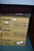 5x 50 Ritek Portable DVD R8X Discs