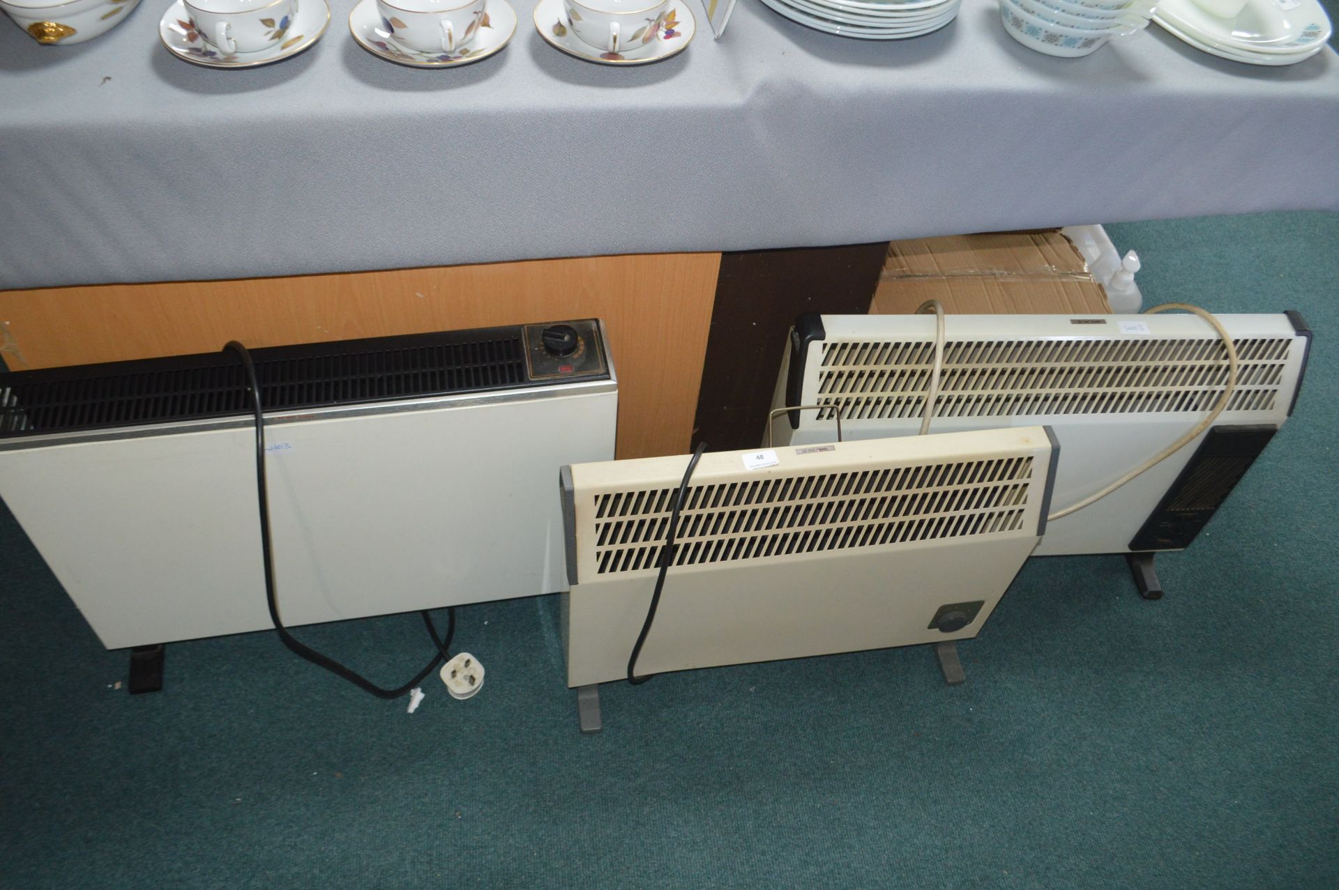 Three Electric Heaters