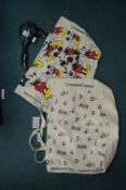 Two Disney Mickey Mouse Tote Bags