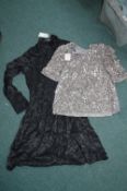 Two Ladies Tops Size: 8 and 10