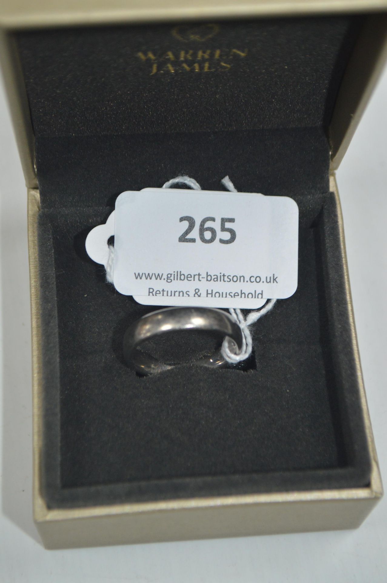 Gent's Titanium Ring Size: U, ~2.6g