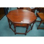 Oak Octagonal Coffee Table