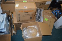 *Six Assorted Electricals Including Ice Maker, and