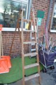 Folding Wooden Step Ladders