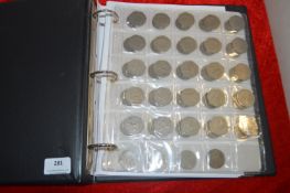 British Coin Collection 50ps and Shillings, etc.