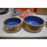 Two Dog Bowls