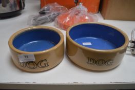 Two Dog Bowls