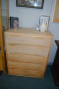 Vintage Five Drawer Chest by Centa