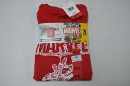 Disney Marvel 3pc T-Shirt Set Size: 9-11 years