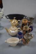 Pottery & Metalware including Steins etc.