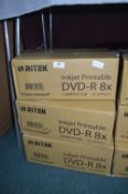 5x 50 Ritek Portable DVD R8X Discs
