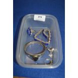 925 Sterling Silver Bracelets, Rings, etc. Includi