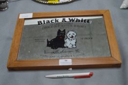 Small Reproduction Black & White Whisky Advertisin