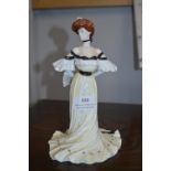 Coalport Golden Age Figurine Alexandra at the Ball