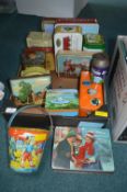Vintage and Collectible Tins Including Butlin Land