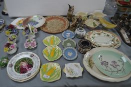 Vintage Decorative Plates and Pottery Items Includ