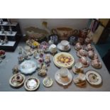 Decorative Pottery Ornaments, Part China Tea Set,