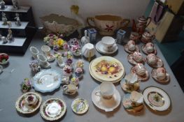 Decorative Pottery Ornaments, Part China Tea Set,