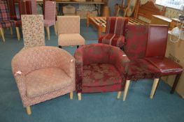 Seven Side Chairs and Tub Chairs for Spares/Repair