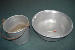 Large Aluminium Mixing Bowl and Cook Pot