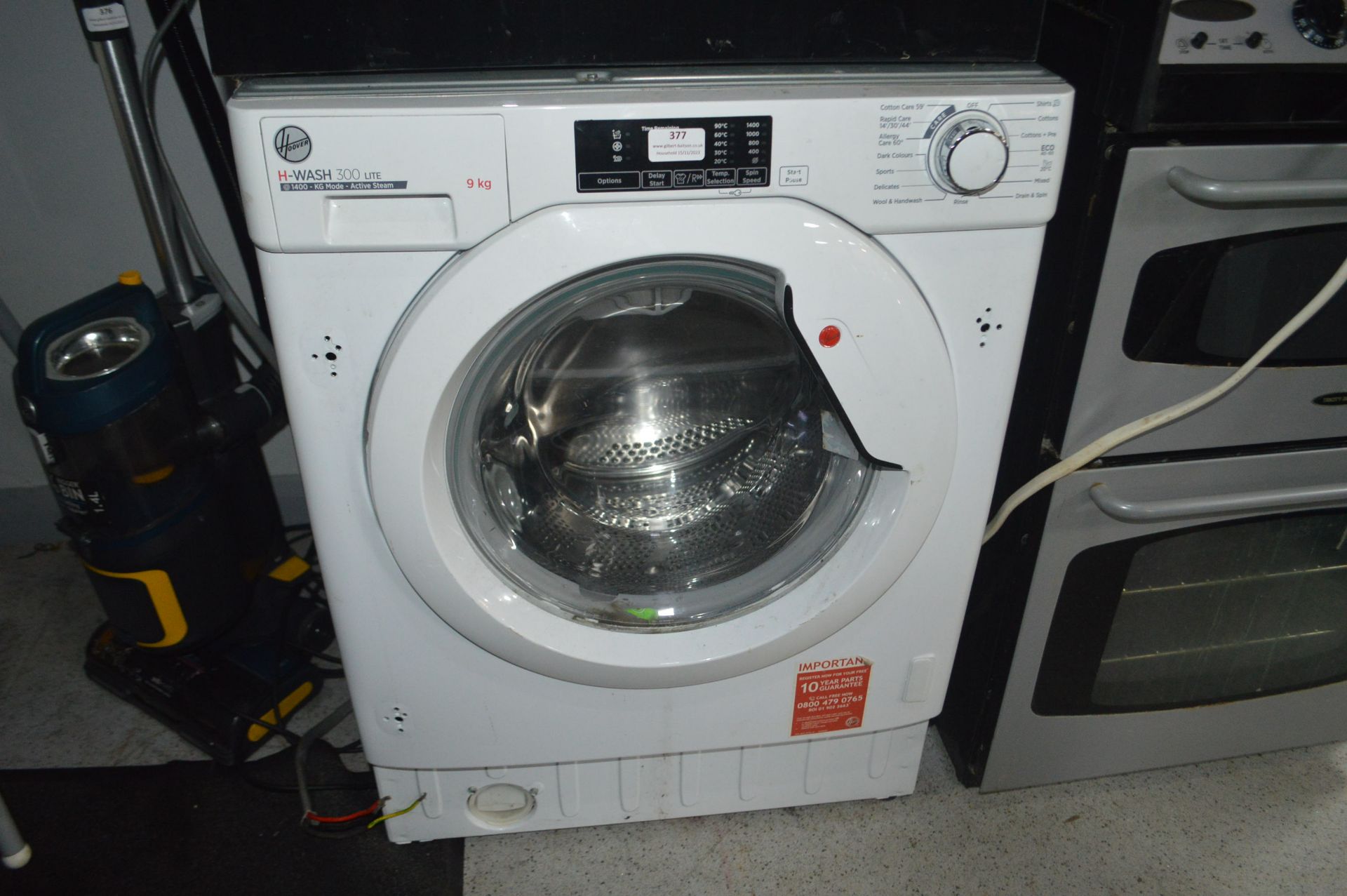 Hoover H Wash 300 Light Integrated Washing machine