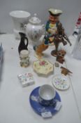 Vintage Pottery Items, Toby Jug, Beswick, and Ayns
