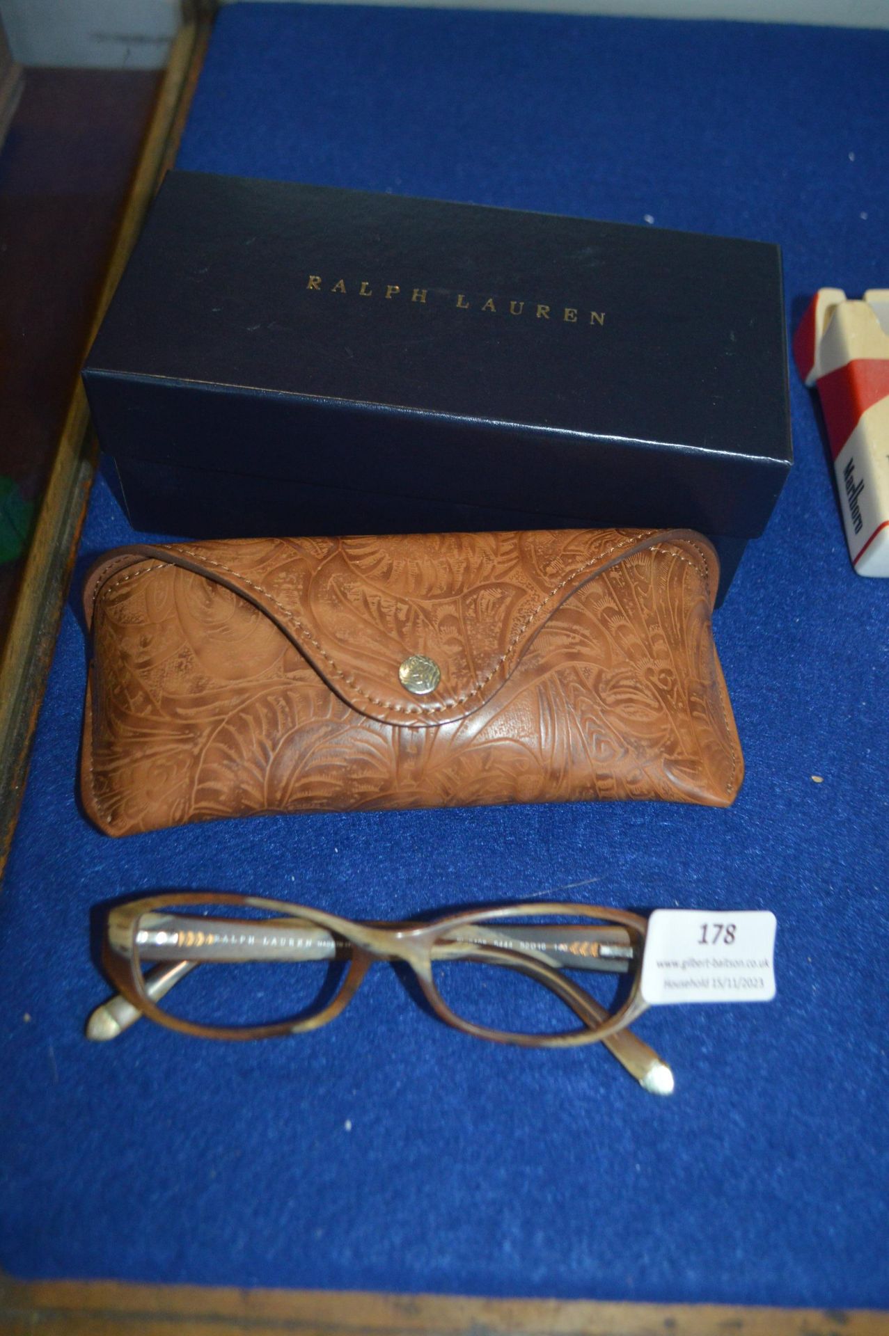 Ralph Lauren Spectacle Frames with Leather Case