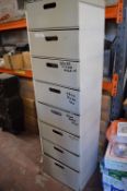 *Eight Drawer Sorting Cabinet and Contents