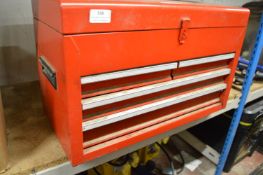 *Red Mobile Four Drawer Tool Chest