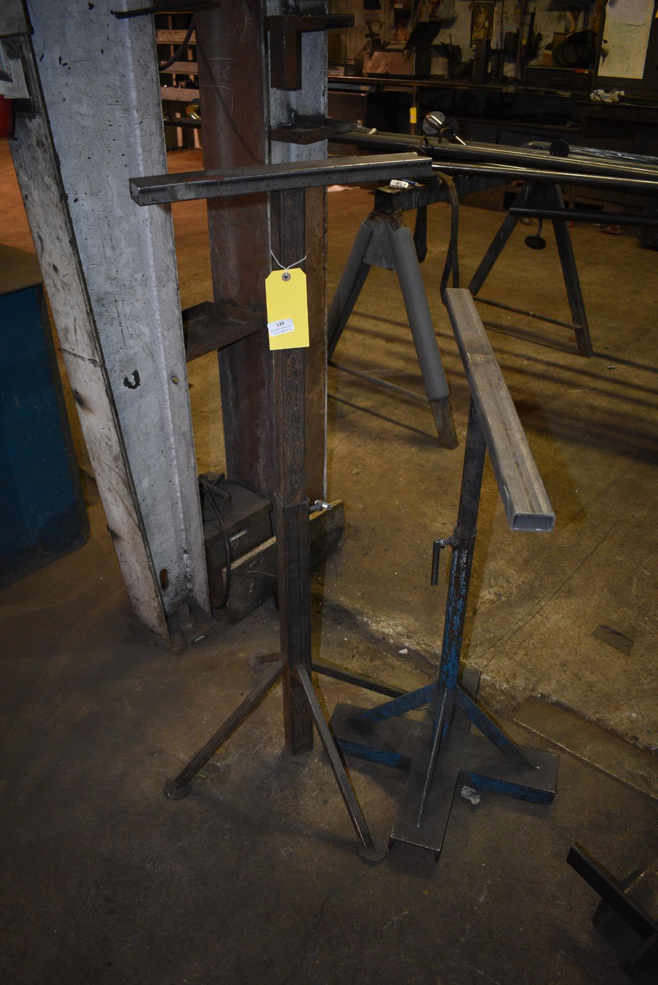 *Two Adjustable Steel Trestles