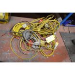 *Quantity of Assorted Industrial Extension Cables