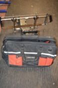 Black & Decker Trolley Toolbag, and a Mitre Saw
