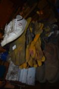 *Assorted Welders Gauntlets, Fred Perry Trainers, Work Boots, etc.
