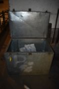 *Galvanised Storage Box Containing Assorted Tube Fittings
