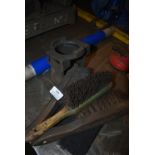 *Three Natural Bristle Hand Brushes