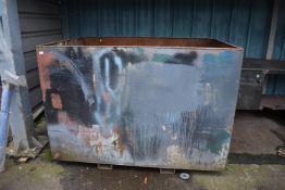 *Open Topped Steel Bin with Forklift Slots