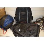 *Targus and Oxford Backpacks, and an LS2 Motorbike Helmet