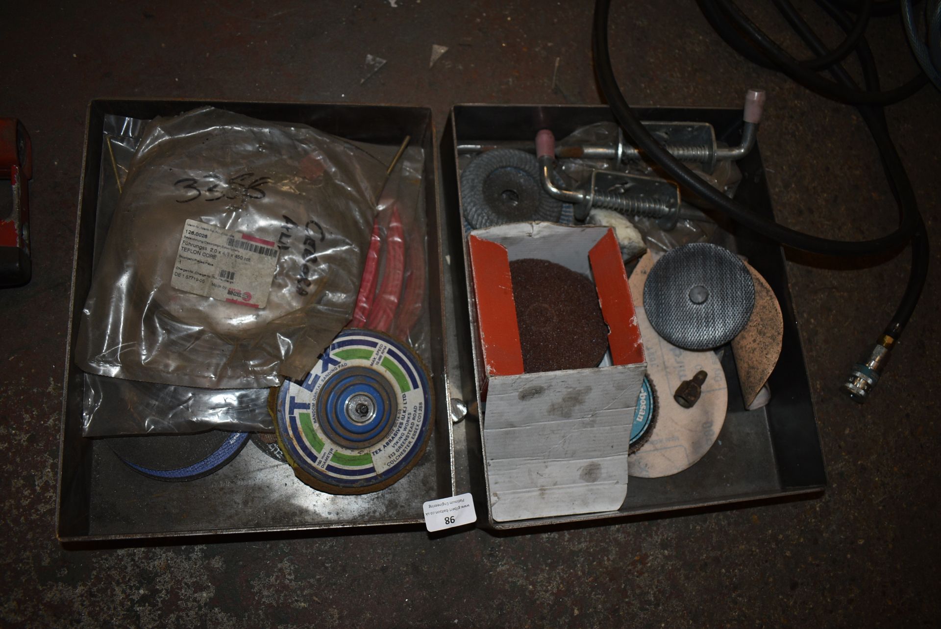 *Assorted Abrasive Discs, Teflon Mig Welder Cores, Spring Loaded Catches, etc.