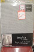 *Beresford Lined Pencil Pleat Curtains 66” width 90” drop