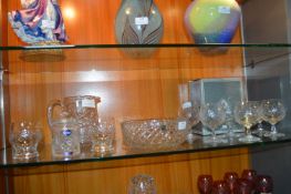 Cut Glass Bowls, etc. Including Edinburgh Crystal