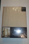 *Berseford Cavendish Natural Lined Pencil Pleat Curtains 66” x 54” drop