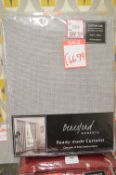 *Beresford Lined Pencil Pleat Curtains 66” width 90” drop