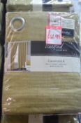 *Home Living/Beresford Lined Eyelet Curtains 66” width 72” drop