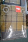*Montgomery Lined Curtains with Eyelets 90” width 54” drop
