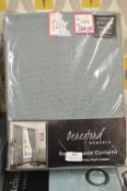 *Home Living Lined Eyelet Curtains 90” width 72” drop
