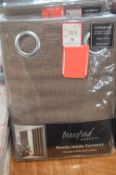 *Beresford Roberts Lined Eyelet Curtains 90” width 54” drop