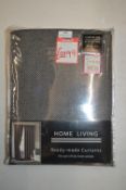 *Home Living Pewter Lined Pencil Pleat Curtains 66” x 72” drop