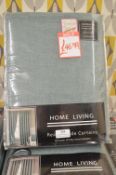 *Home Living Lined Eyelet Curtains 66” width 90” drop