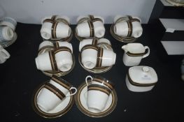 Royal Doulton Cadenza Pattern Cups & Saucers
