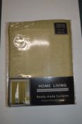 *Home Living Lined Eyelet Curtains 66” width 72” drop